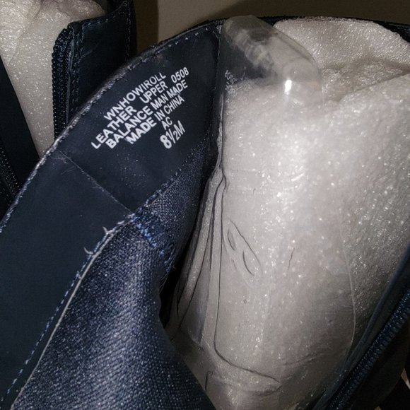 Nine West Navy Ankle Boots Size 8.5 - Picture 10 of 11